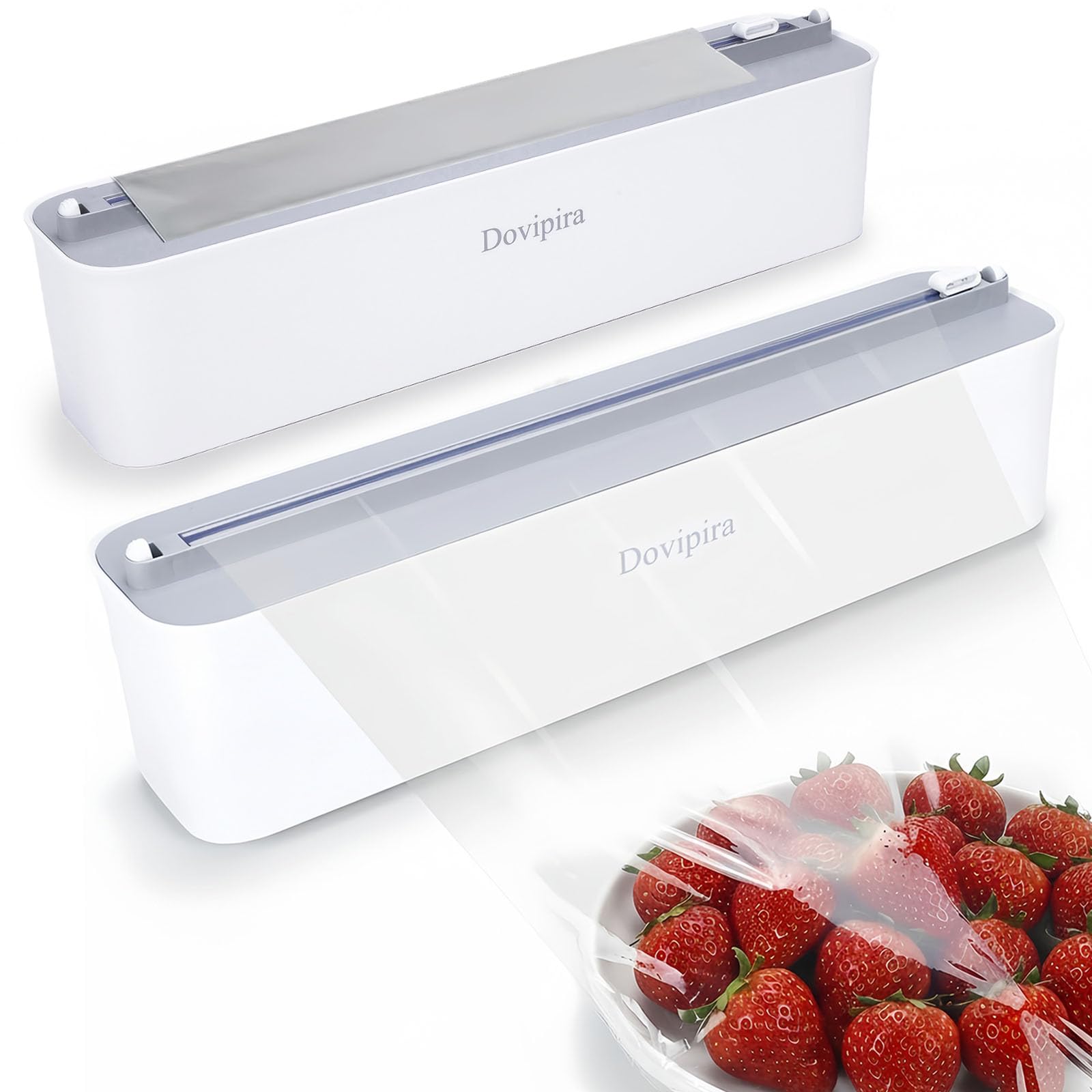 Sleek Magnetic Wrap & Foil Dispenser with Integrated Cutter