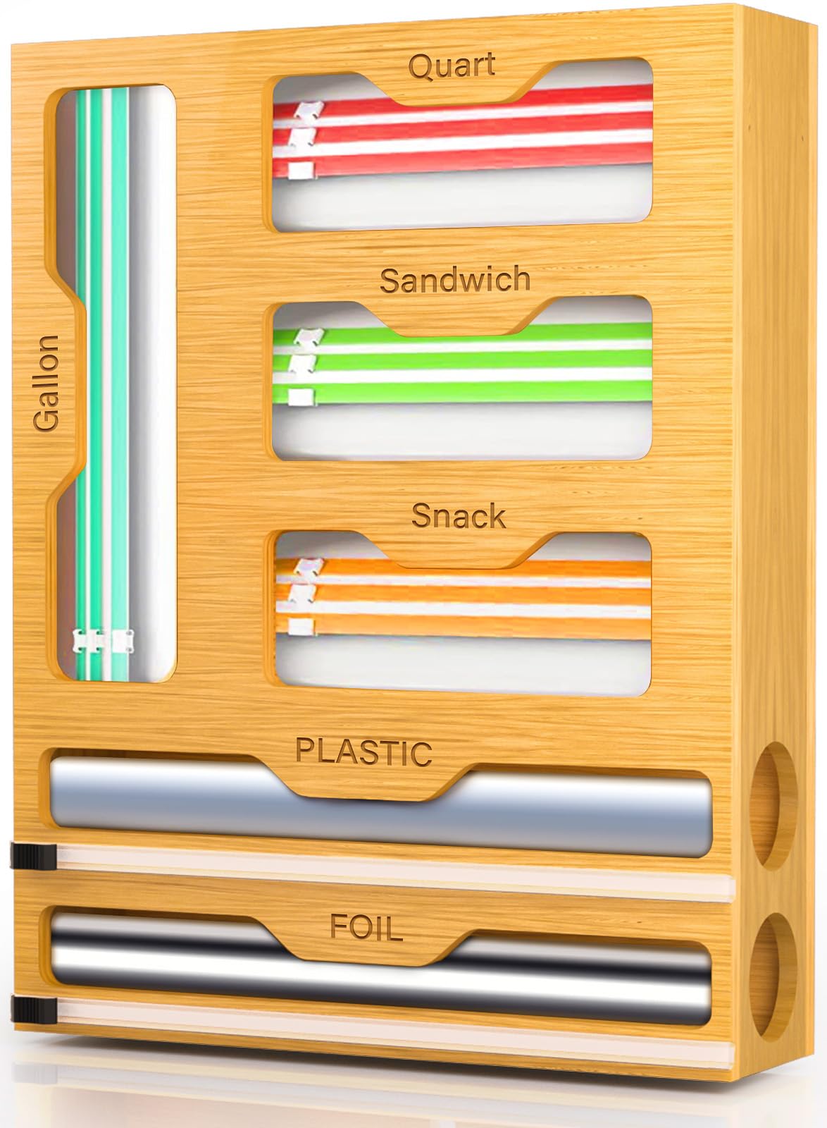 Bamboo Wrap and Storage Bag Organizer