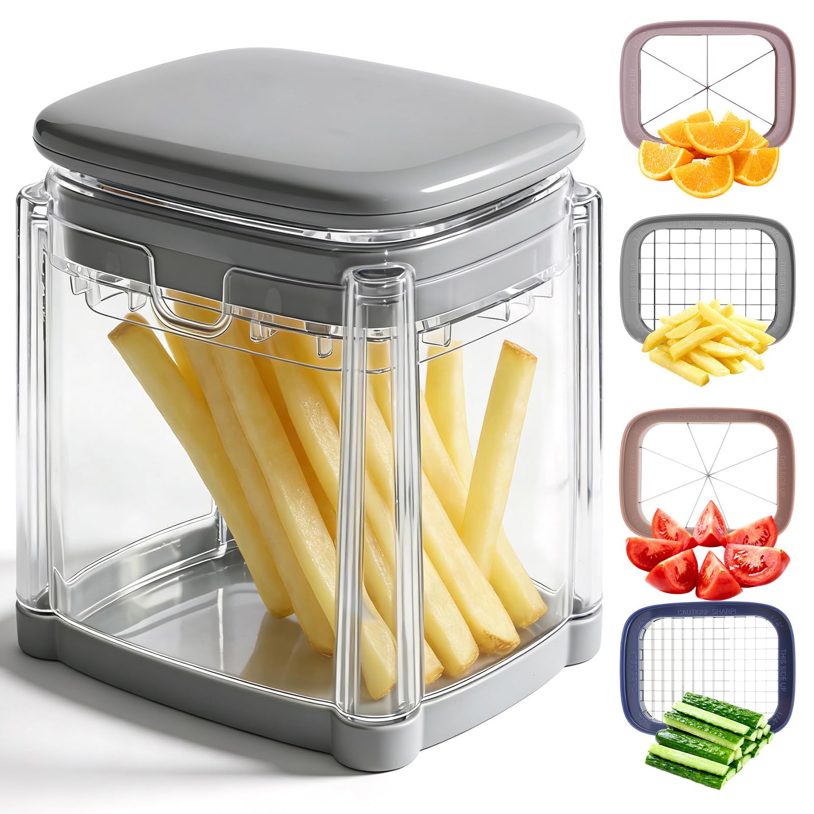 4-in-1 Vegetable & Fruit Slicer and Dicer